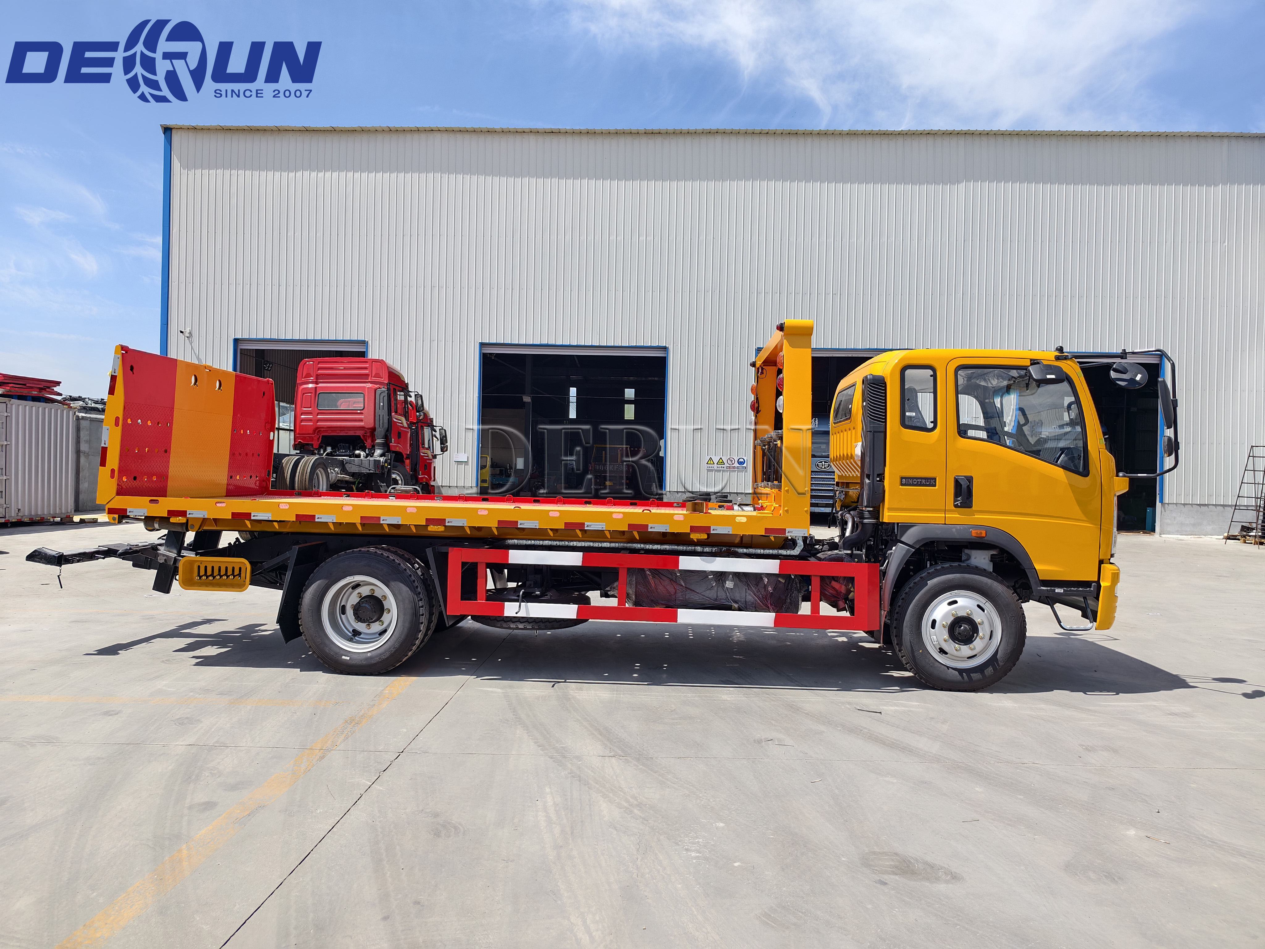 Sinotruk HOWO 4x2 Wrecker Truck kommer att skeppas till Nicaragua