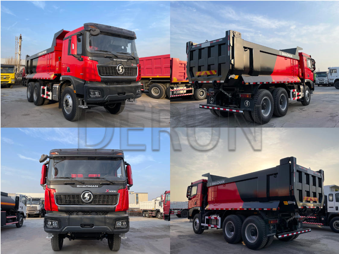 SHACMAN X5000 6x4 dumper export till Peru