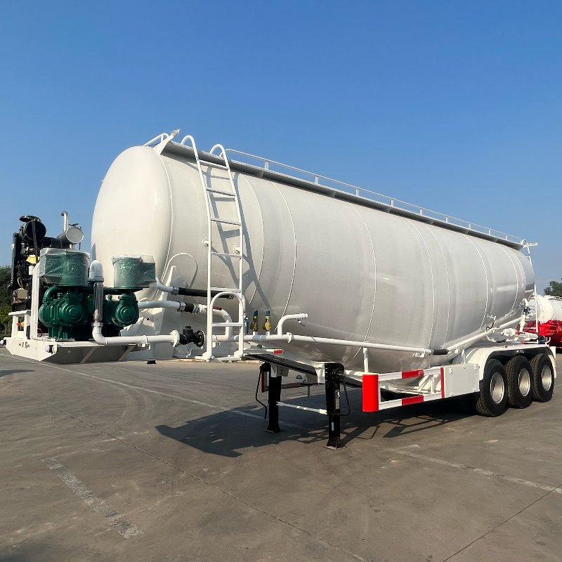 3 axlar helt ny bulk cement tank semitrailer