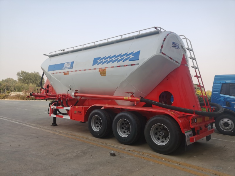 36CBM 3 axlar W Typ Cement Bulk Carrier tankbil Semi Trailer