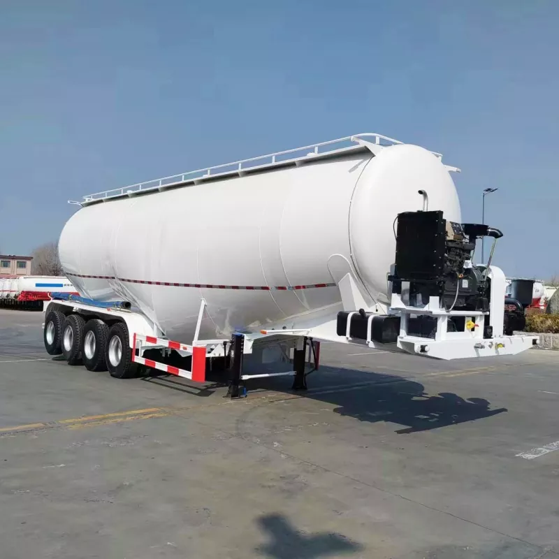 4-axlad Dry Ash Tank Trailer