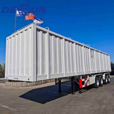 Fyra Axle Box Type Semi Trailer